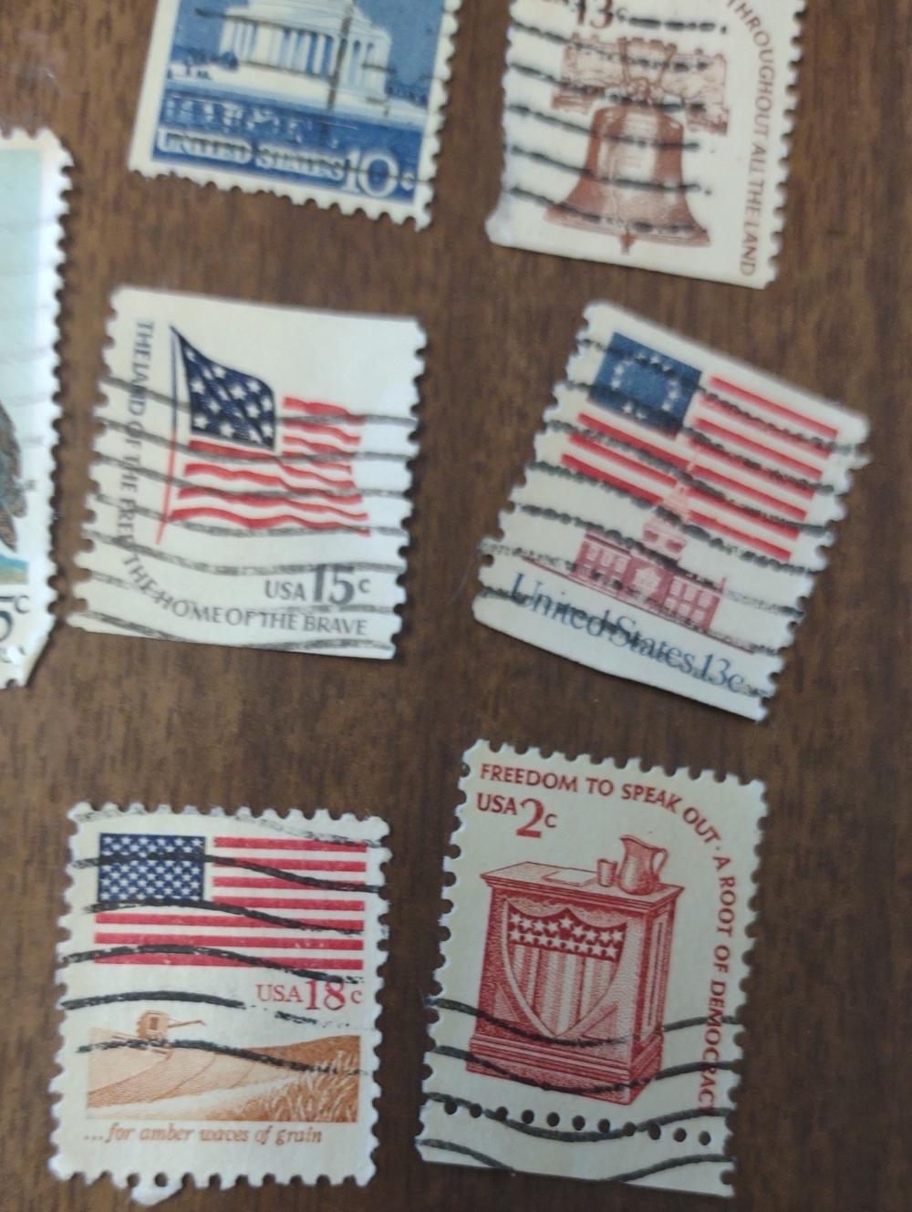 24 Vintage Mixed US Postage Stamp Lot - Picture 6 of 9